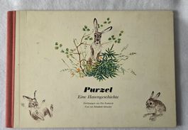 Antikes Kinderbuch "Purzel, eine Hasengeschichte" top!