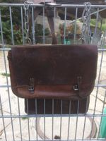Schweizer Armee Satteltasche Saccochen Militär Ledertasche