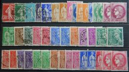Frankreich ex. Kat. 363-405 */gest. 1937/38