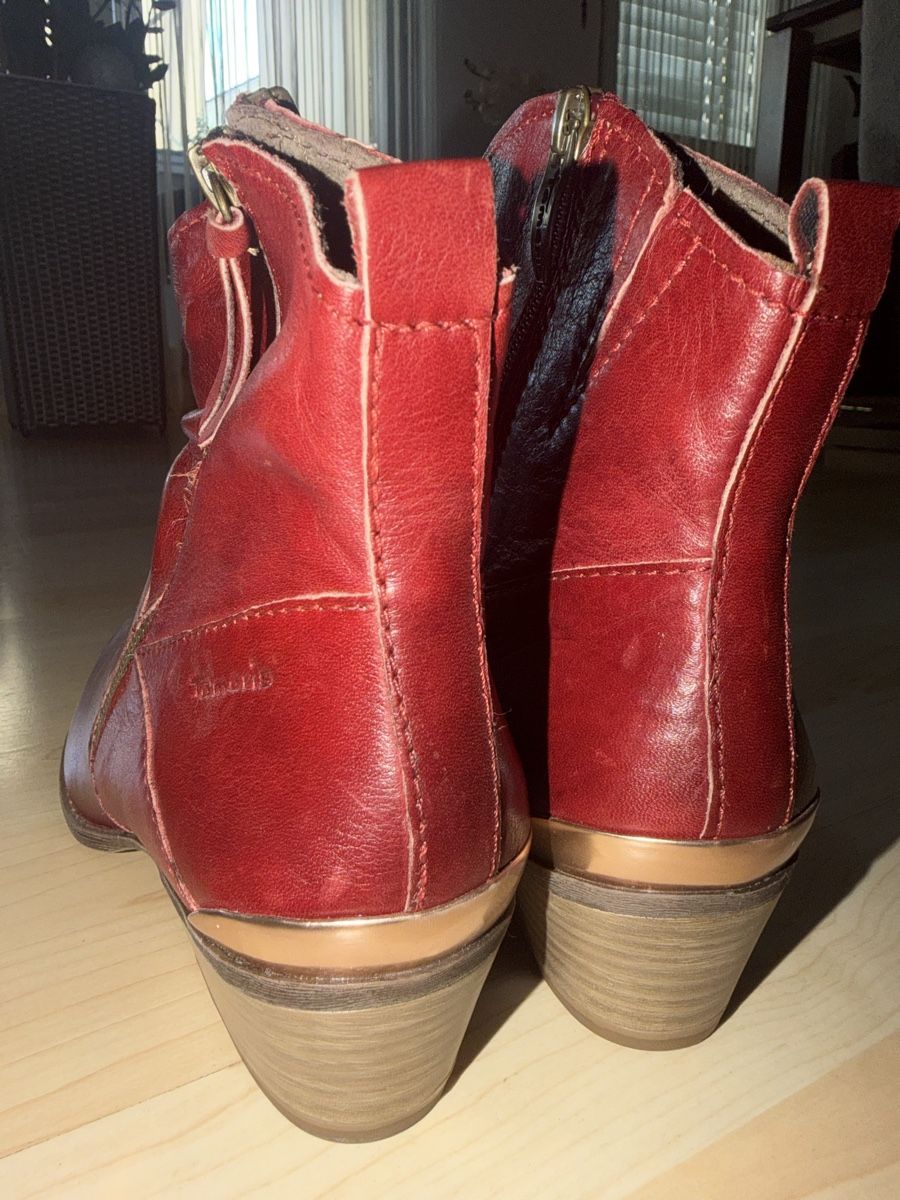 Tamaris Scarpe da donna: Tamaris Lederstieflette – Nuovo (secondo la descrizione) da Buonas venduto da viotoggi 4