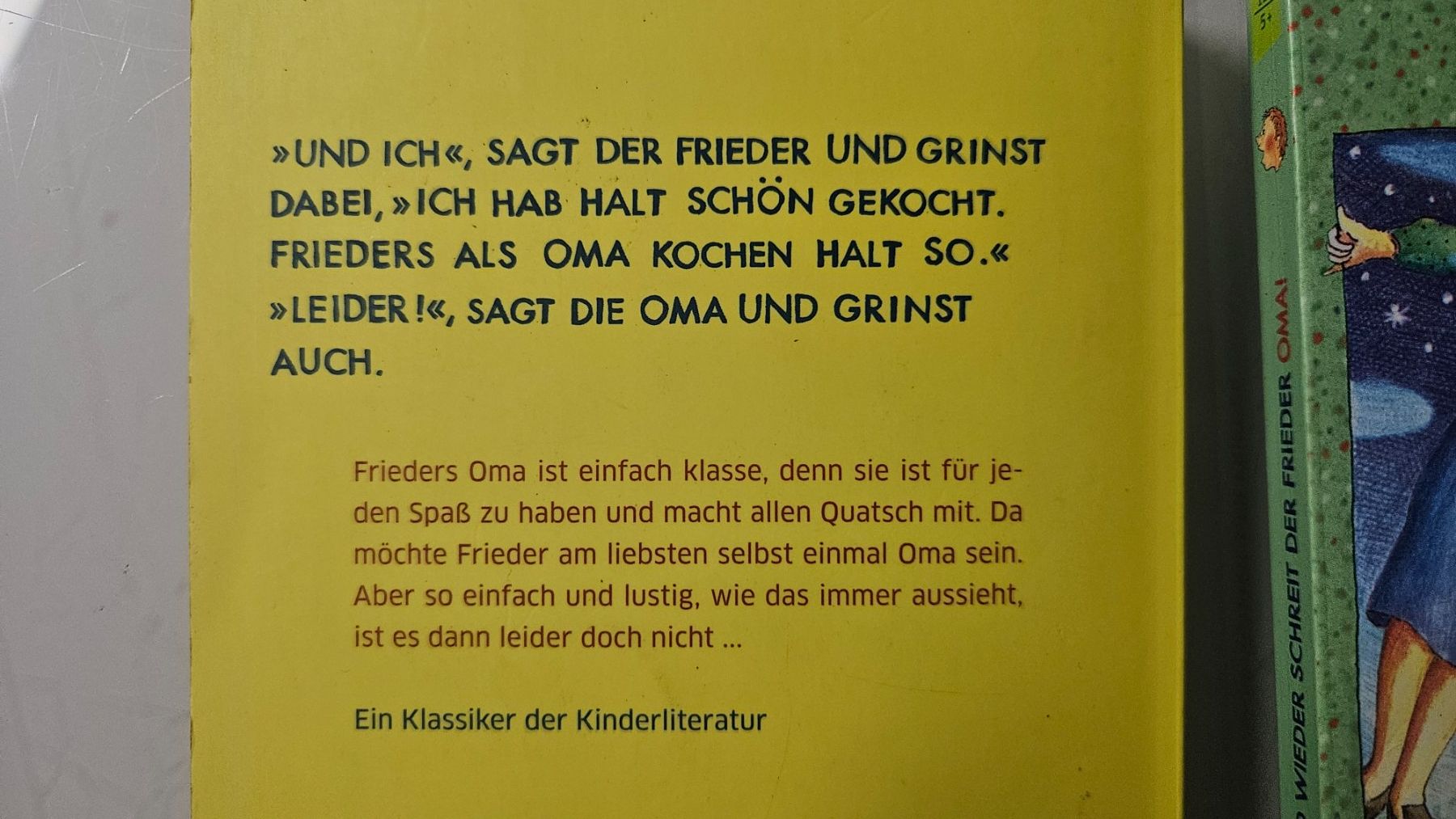 Libri: Gudrun Mebs: Oma schreit der Frieder – Usato da Basel venduto da True_Hofer_Store 1