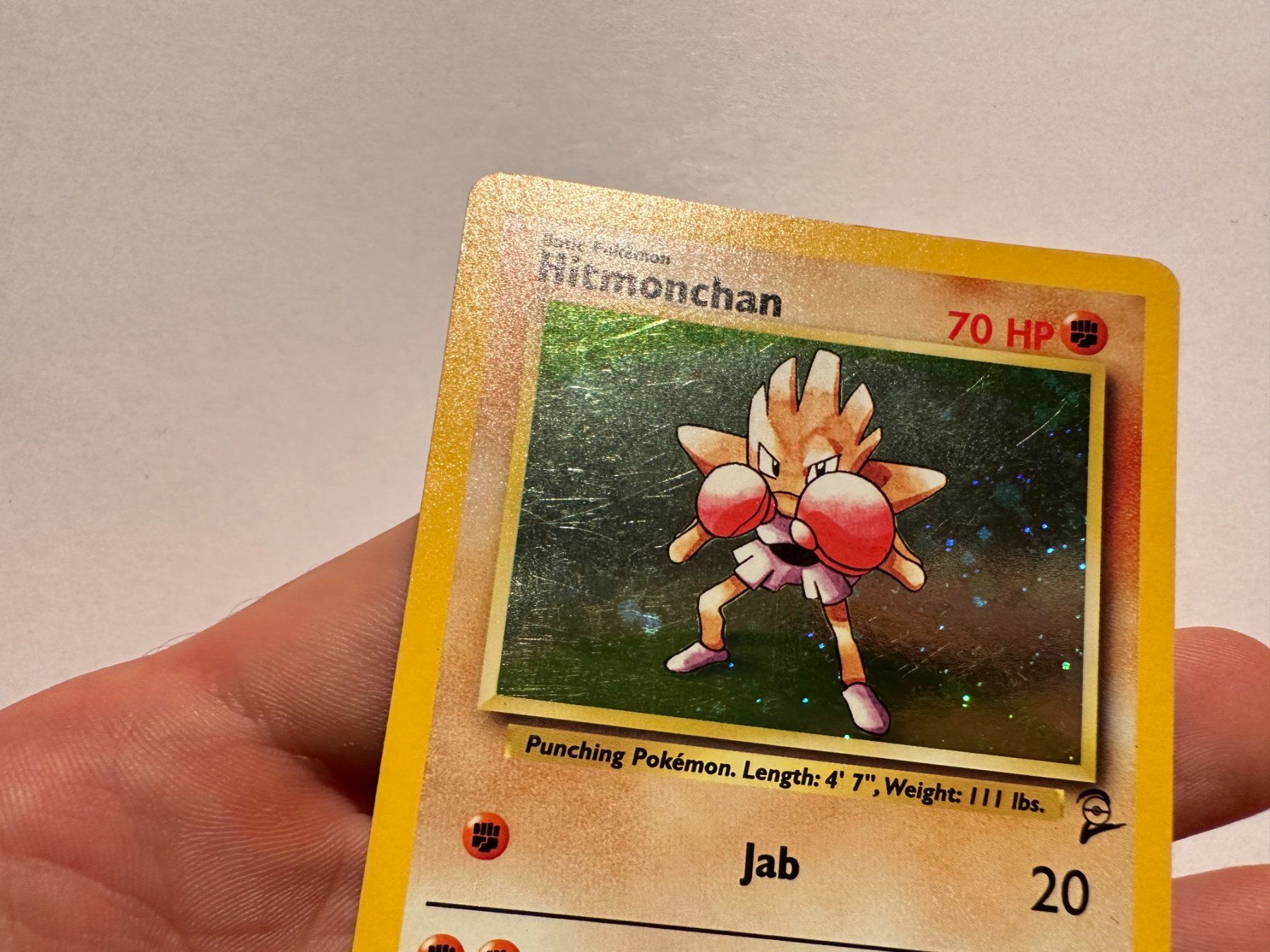 Pokémon Carte collezionabili: Hitmonchan holo Base 2 EN – Usato da Hagendorn venduto da Pokecollectorch 2