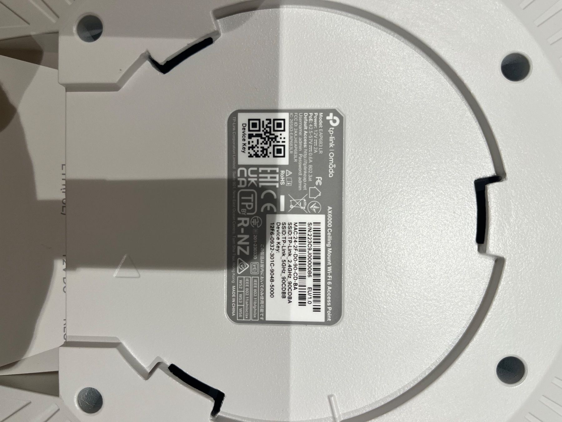 TP-Link Unità & Adattatore: TP-Link EAP683 LR(EU) v1.0 AX6000 – Usato da Uster venduto da Fooba 1