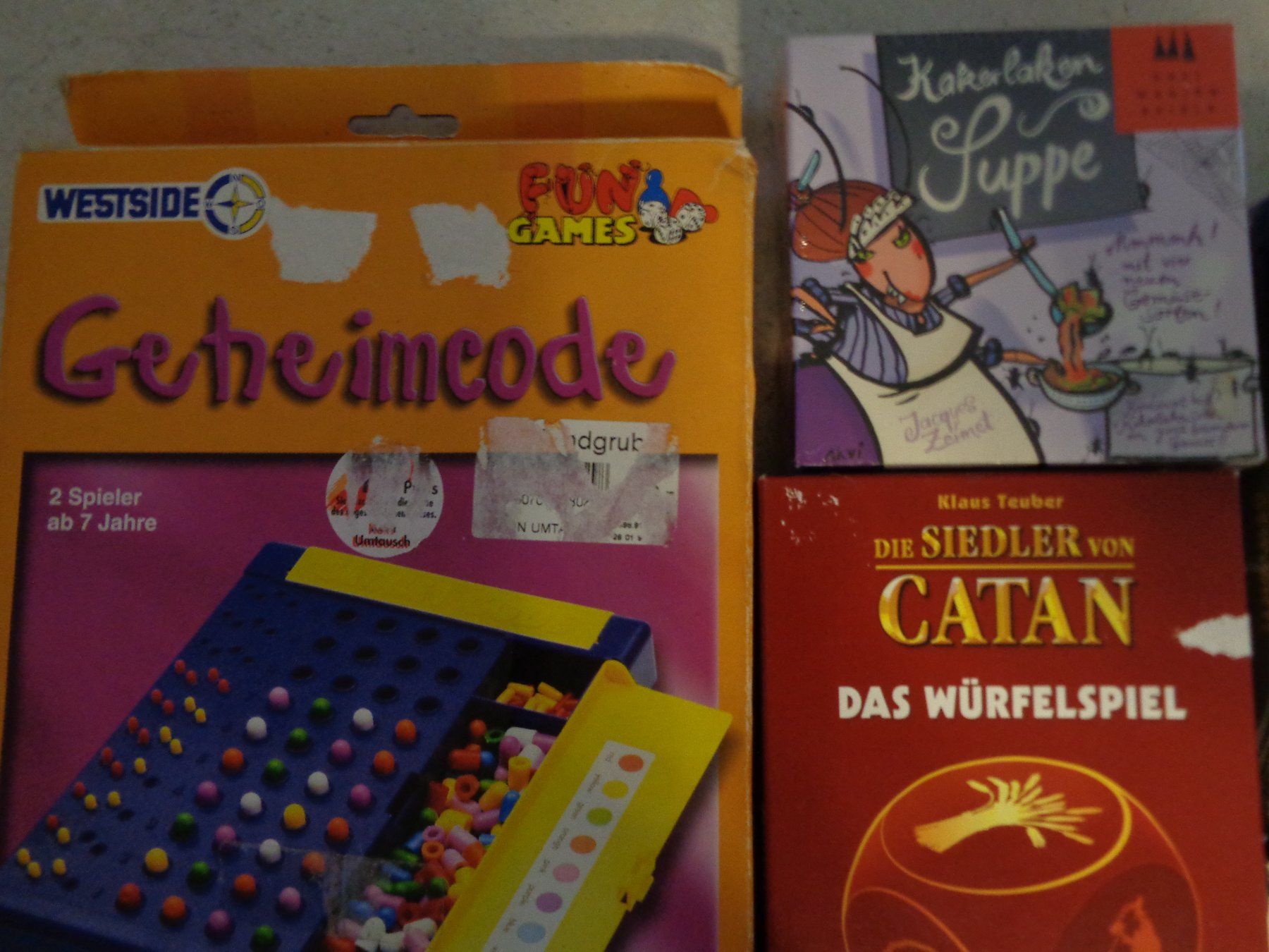 Giochi: 6 VERSCHIEDENE SPIELE NEU UND GEBRAUCHT – Nuovo (secondo la descrizione) da Rotkreuz venduto da Samballi 1