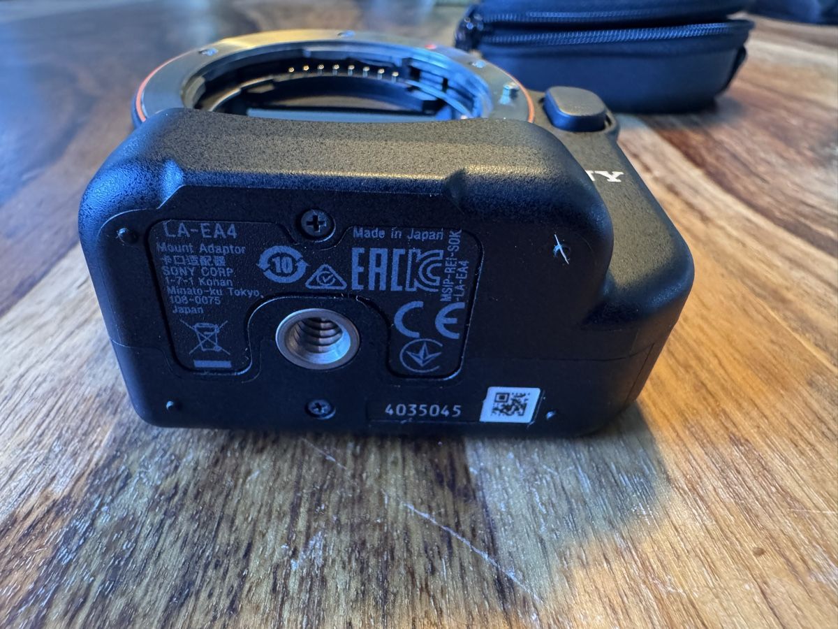 Adattatori foto: Sony LA-EA4 E-mount Objektivadapter inkl Box – Usato da Hirzel venduto da rfhz 4