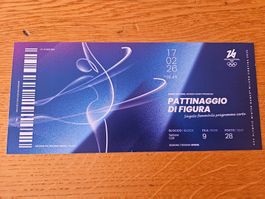 Billet souvenir JO Milan Cortina 2026 - Patinage artistique