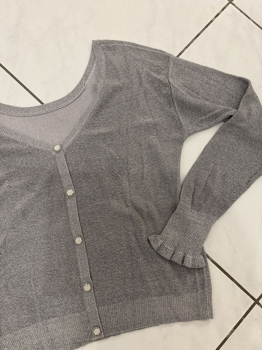 Giacche: Strickjacke silber Gr S – Usato da Zell ZH venduto da Guffos 1