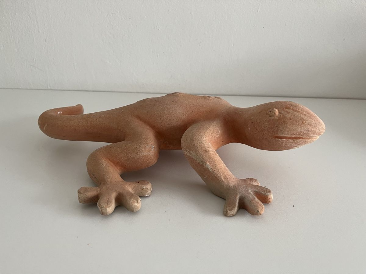 Statuette: grosse Eidechse aus Terracotta – Usato da Wetzikon ZH venduto da seli03 5