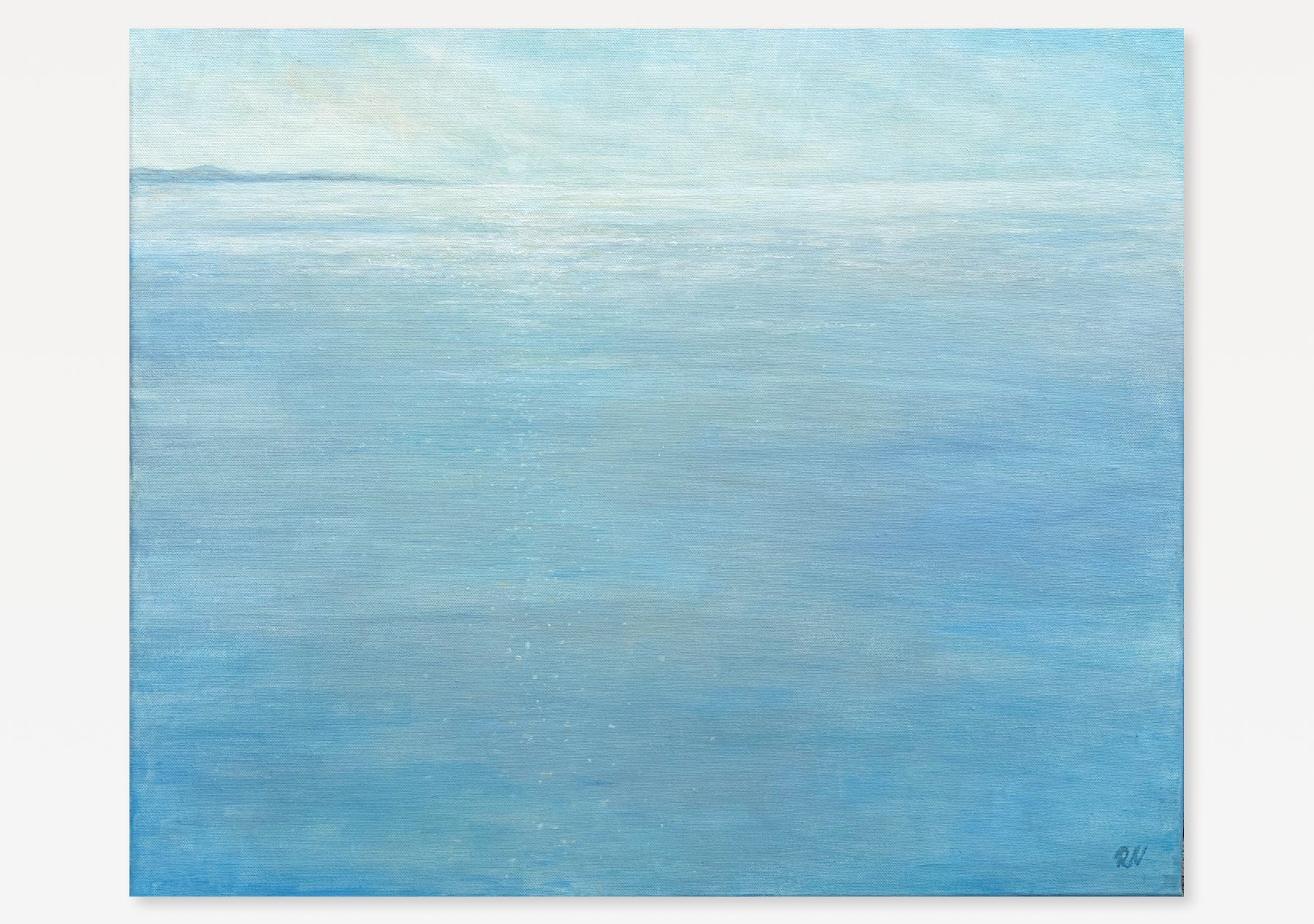 Dipinti: Acrylgemälde Meer Abstrakt – Blau/Türkis 50x60 – Usato da Boll venduto da NRie