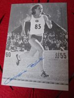 CORNELIA BÜRKI CH LEICHTATHLETIN ANTIKES AUTOGRAMM