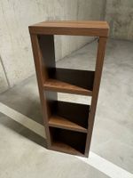 Praktisches Holzregal für LPs und Bücher
