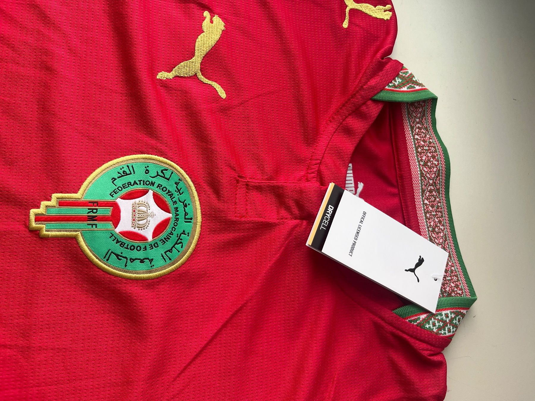 Puma Canottiere & Pantaloni: Marokko WM Trikot – Nuovo (secondo la descrizione) da Hinterkappelen venduto da MustRs