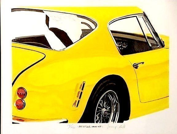 Grafica & Litografie: FERRARI  250 GT SWB / LITHOGRAPHIE – Usato da Genève venduto da Enigme8