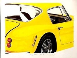 FERRARI  250 GT SWB / LITHOGRAPHIE