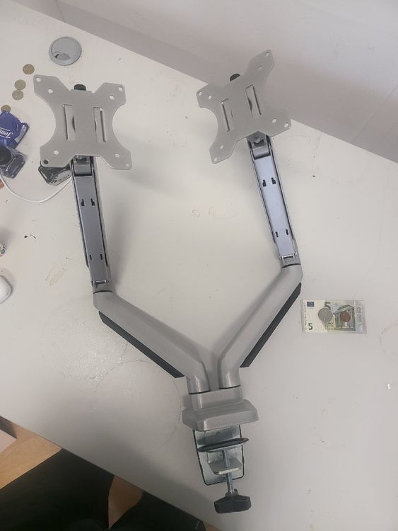 dual monitor vesa mount up to dual 27 inch Kaufen auf Ricardo