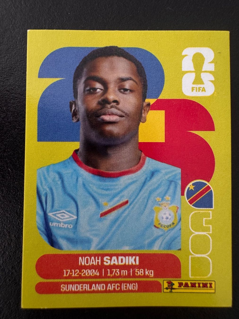 Panini Sammelbilder & Trading cards: Noah Sadiki COD 12 Panini FIFA World Cup 2026 – Neu und originalverpackt aus Zollikon von Krenapf