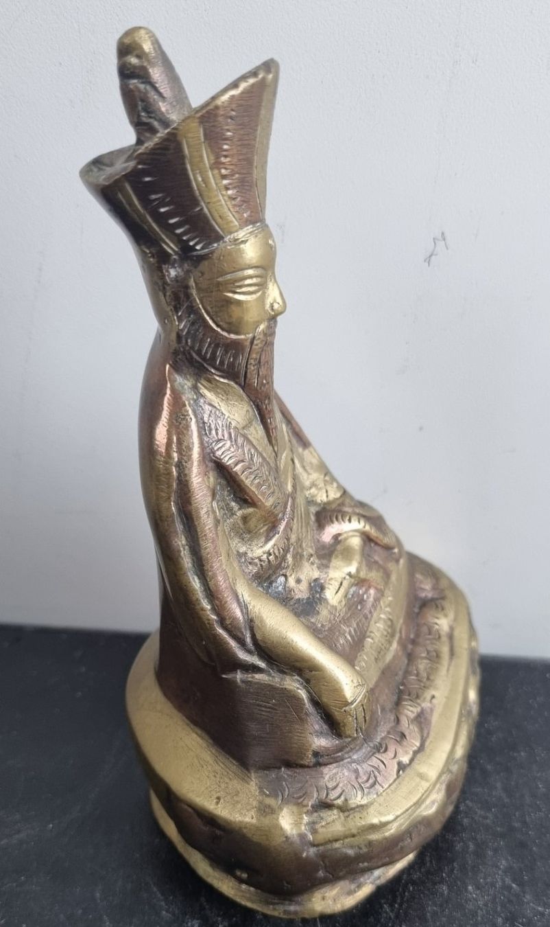 Statuette: Mongolischer  Buddha Figur aus Messing – Usato da Flums venduto da Flumsantik 3