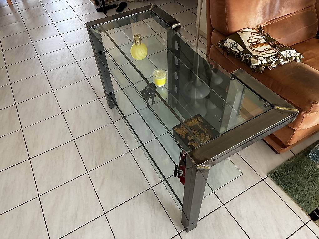 Altro in Decorazioni & Accessori: Meuble console design  inox, bronze & verre – Usato da St-Prex venduto da Nexu5 1
