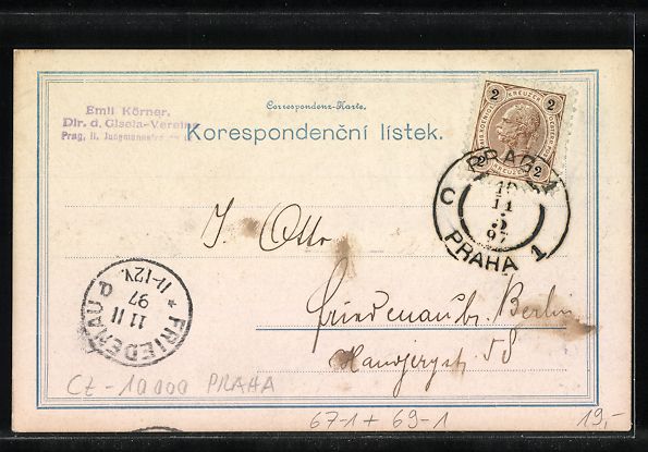Cartes postales: Litho Prag, II. Internationale Pharmaceu – D'occasion à Berlin par bartko-reher 1