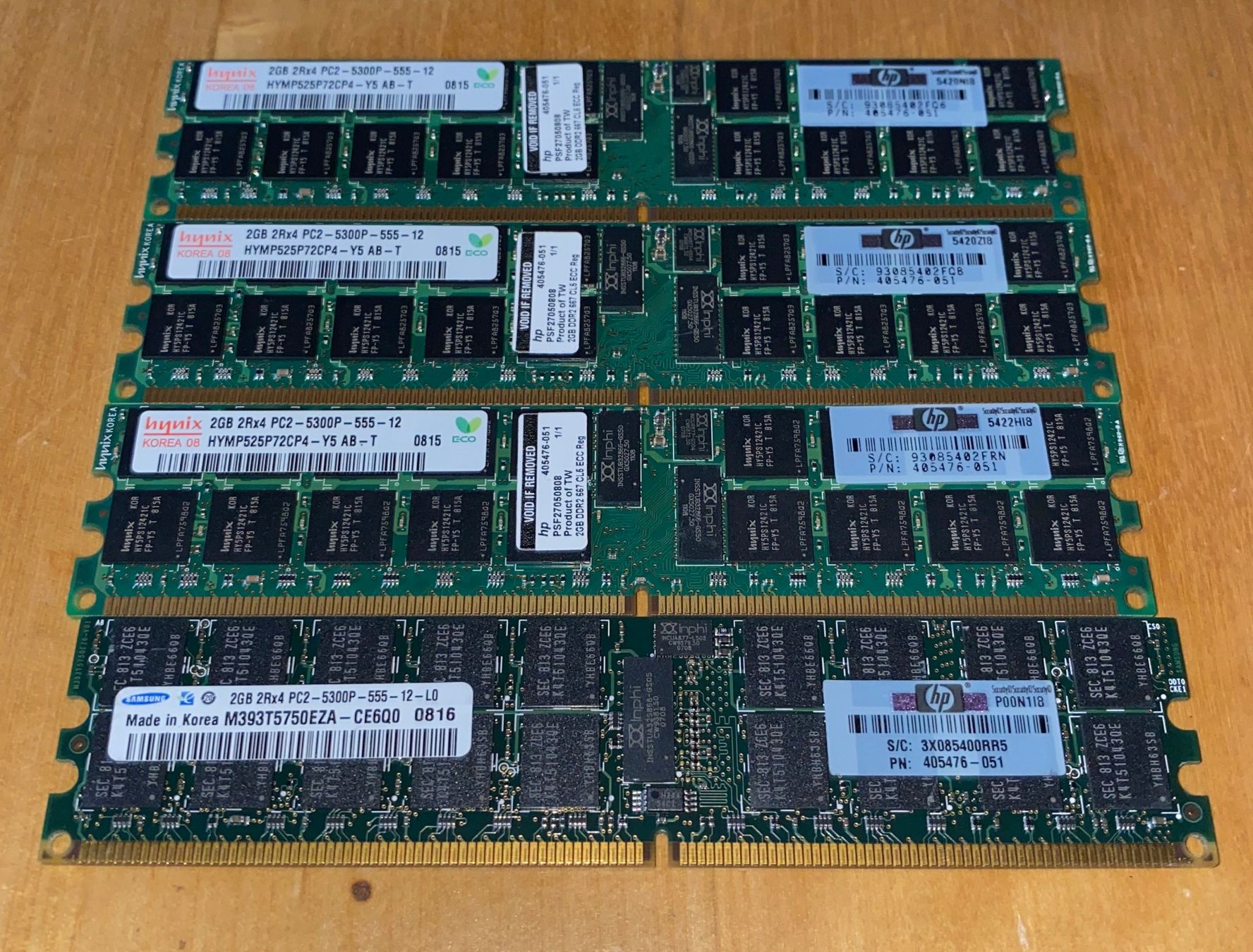 Memoria / RAM: PC2-5300P 2GB RAM (4x) – Usato da Unterengstringen venduto da NOISE