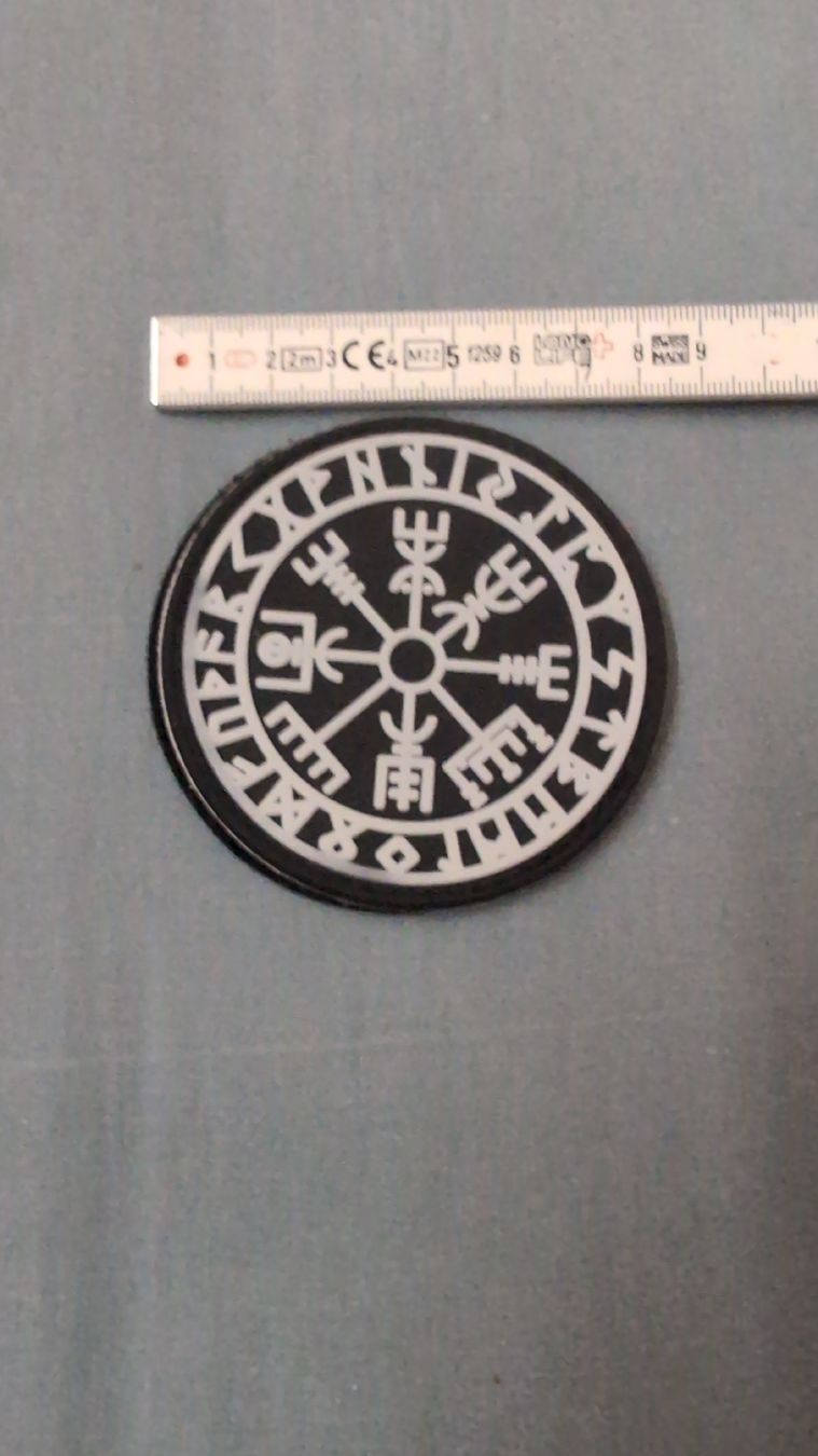 Insignes: Viking Vegvisir PVC Morale Patch not velcro  – Neuf (Voir description) à Emmenbrücke par Rewan_Helvetius