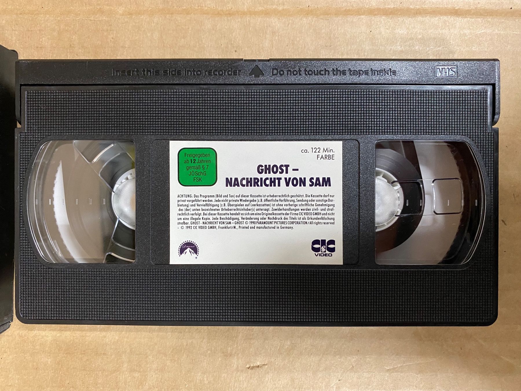 Tutti i VHS: Ghost - Naricht von Sam (VHS) – Usato da Eschlikon TG venduto da 1.- 2