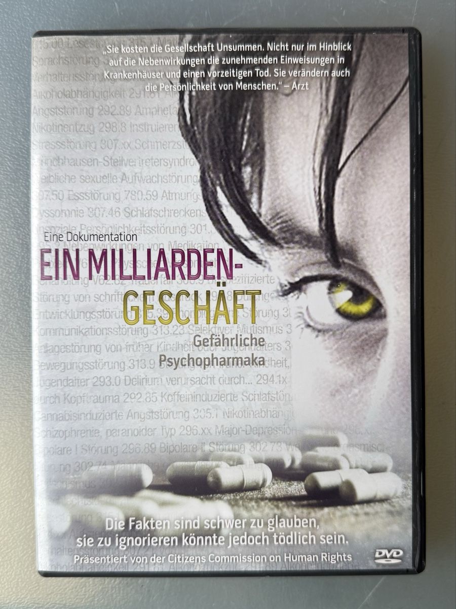 Tous les DVDs: Gefährliche Psychopharmaka - Ein Milliardengeschäft – D'occasion à Oberried Brienz par Chyara