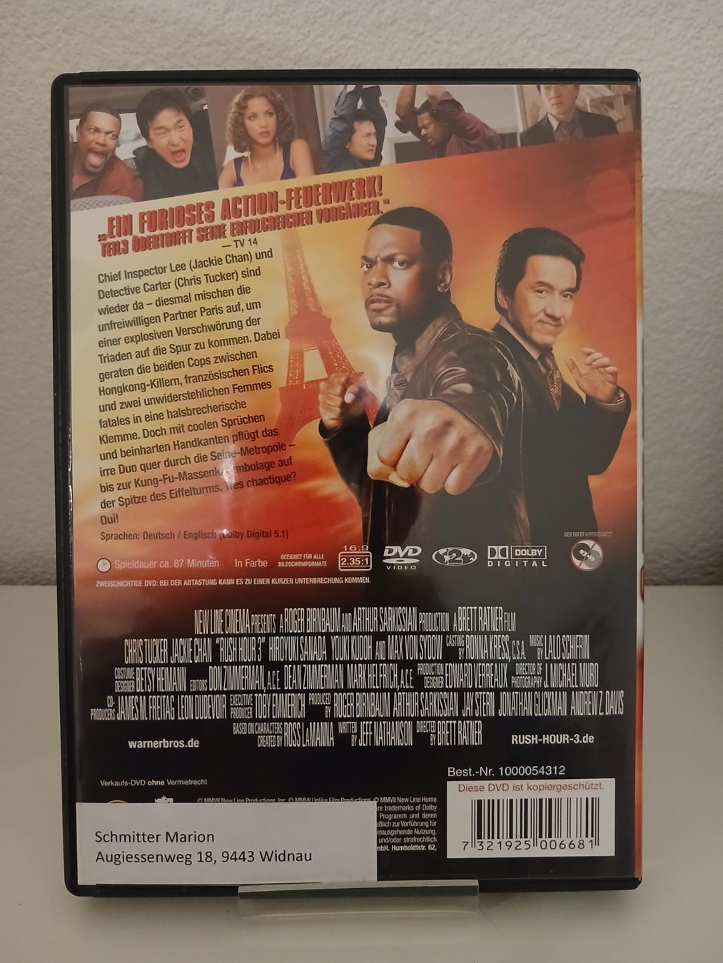 Tous les DVDs: Rush Hour 3 – D'occasion à St. Margrethen SG par SamusAran 1