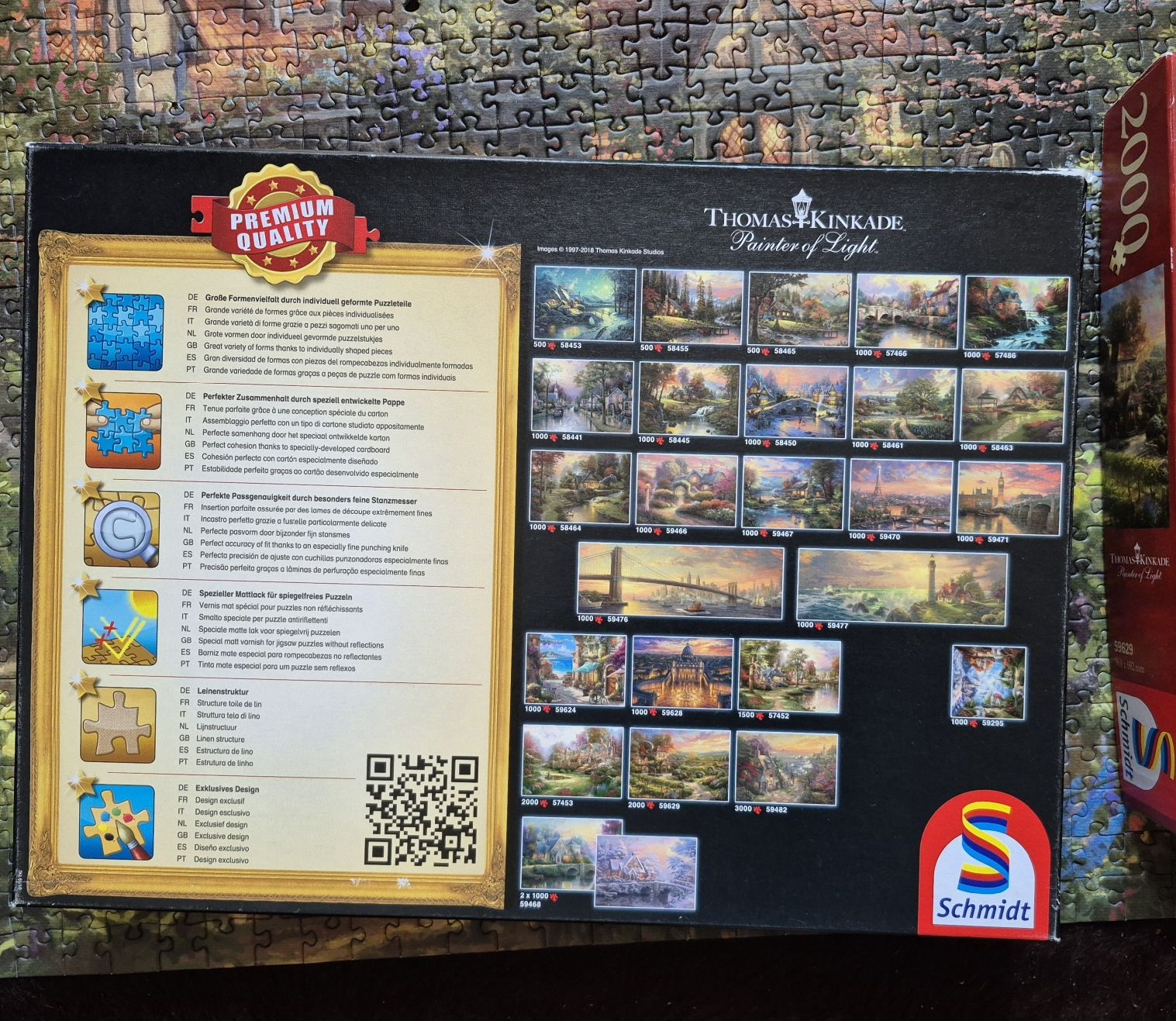 Puzzle: Puzzle 2000 Teile Thomas Kinkade – Difettoso da Adliswil venduto da cha_fq9f 5