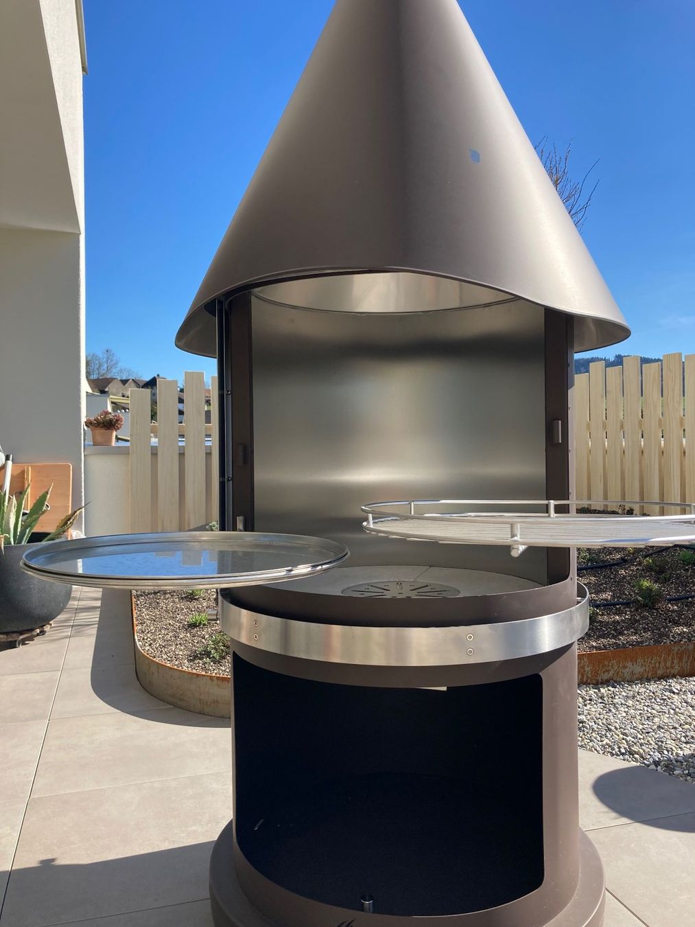 Camini: Mobiler Grillkamin Firestar DN 800 Swing Glas – Nuovo (secondo la descrizione) da Gontenschwil venduto da Zdravi 6