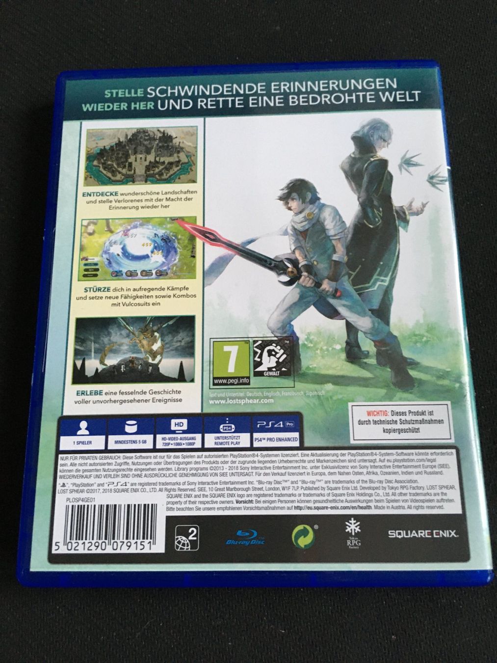 Sony Giochi: Lost Sphear für PS4 / Playstation 4 – Usato da St.Gallen venduto da sjosjo 1