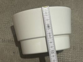 Cache-pot en céramique blanc bon état
