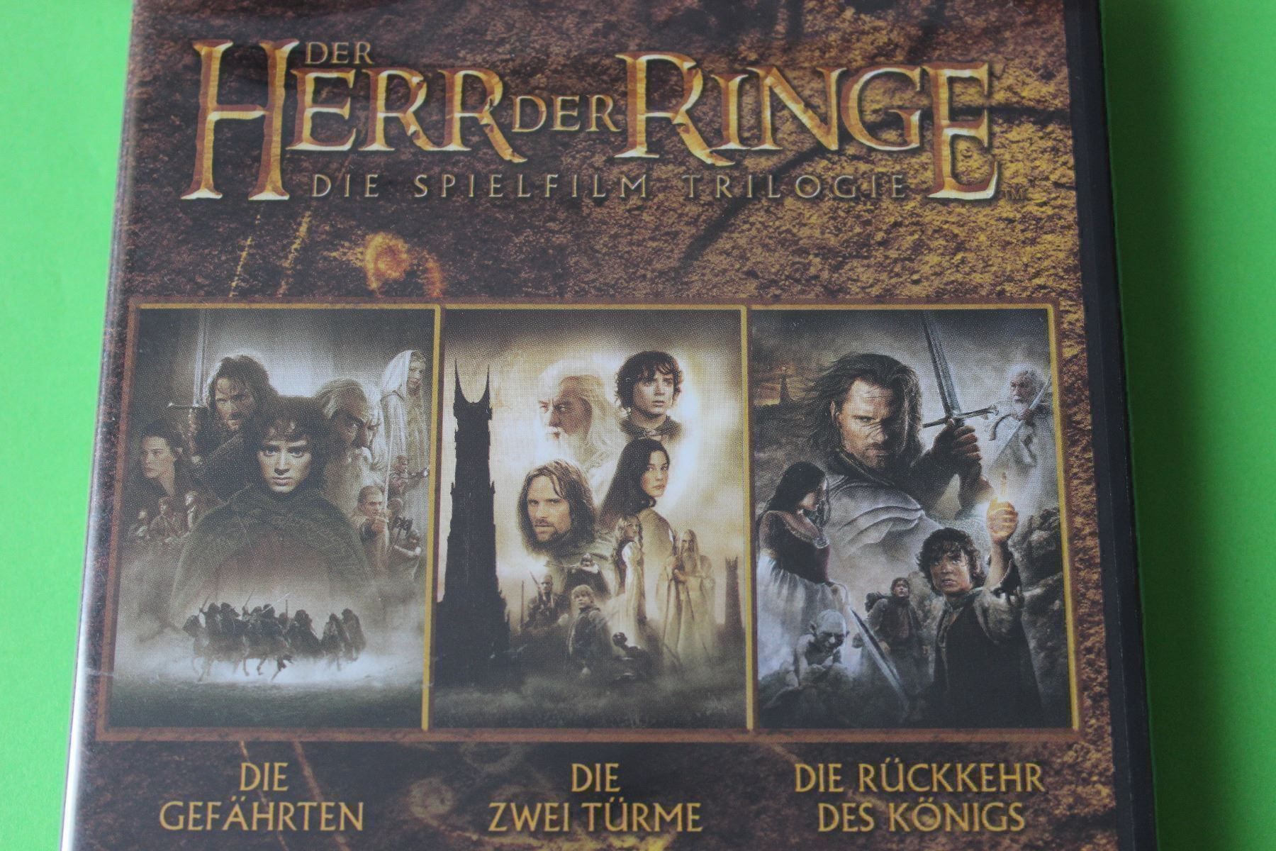 Alle DVDs: DER HERR DER RINGE TRILOGIE 3DVDs originalverpackt – Neu und originalverpackt aus Tübach von JamesStone 1