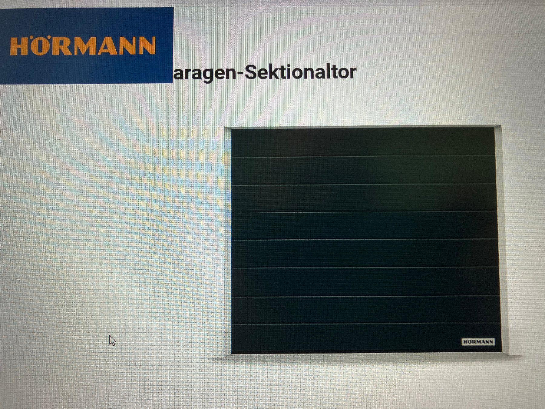 Hörmann Porte: Sektionaltor Hörmann – Nuovo e nell'imballaggio originale da Brigerbad venduto da Peforce