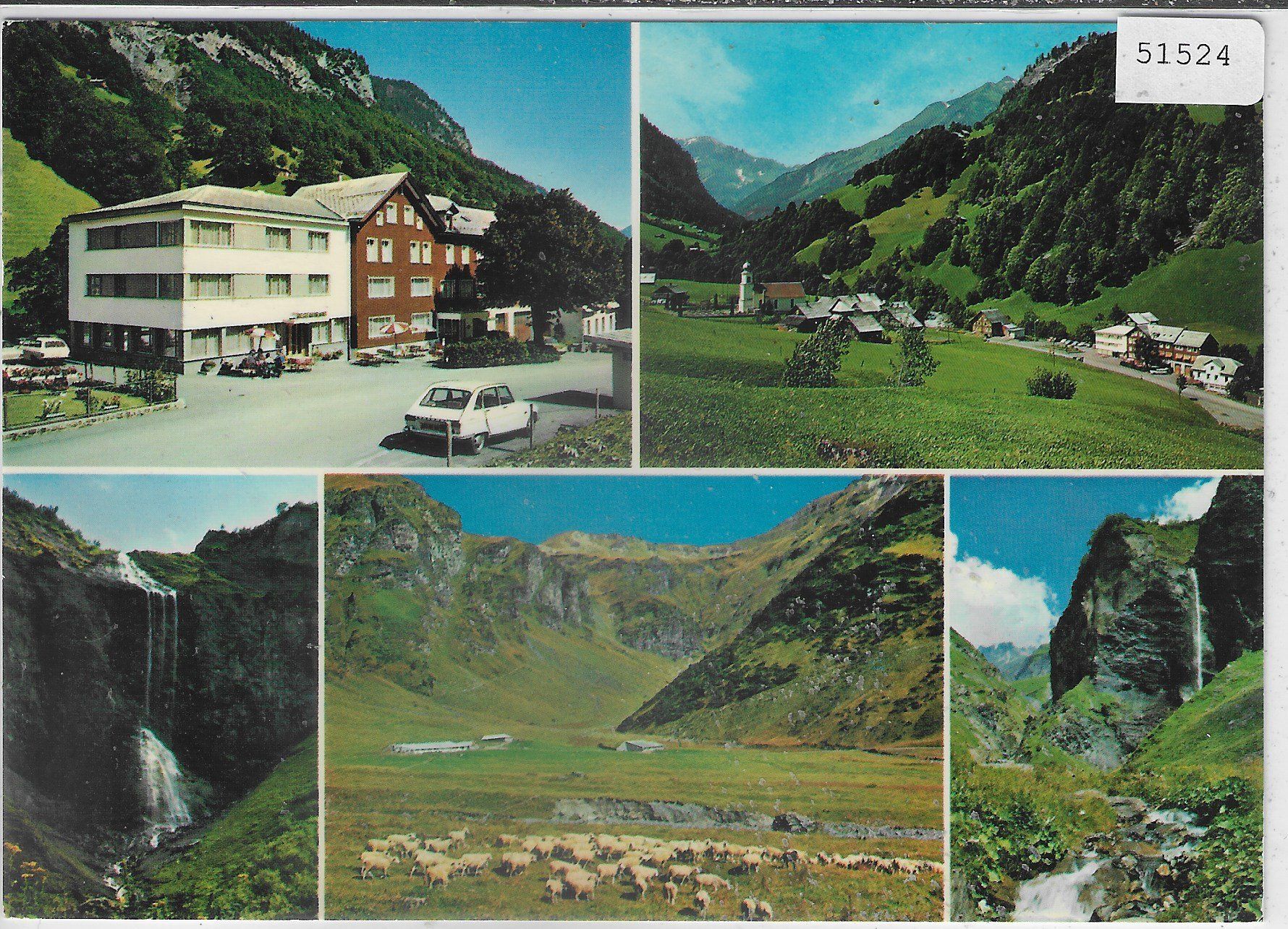 Ansichtskarten: Hotel "Gemse" - Weisstannental SG – Gebraucht aus Ettingen von Kartenplanet