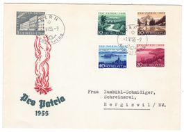 Lettre Pro-Patria 1955 1er jour