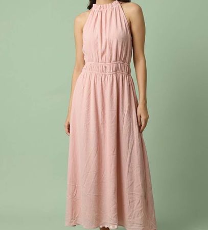 AUSVERKAUF - WOMEN H&M elegantes Abendkleid, rosé, gr. L