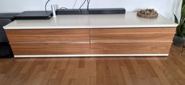 Hochwertiges TV-Lowboard von Loddenkemper – Nussbaum-Optik 