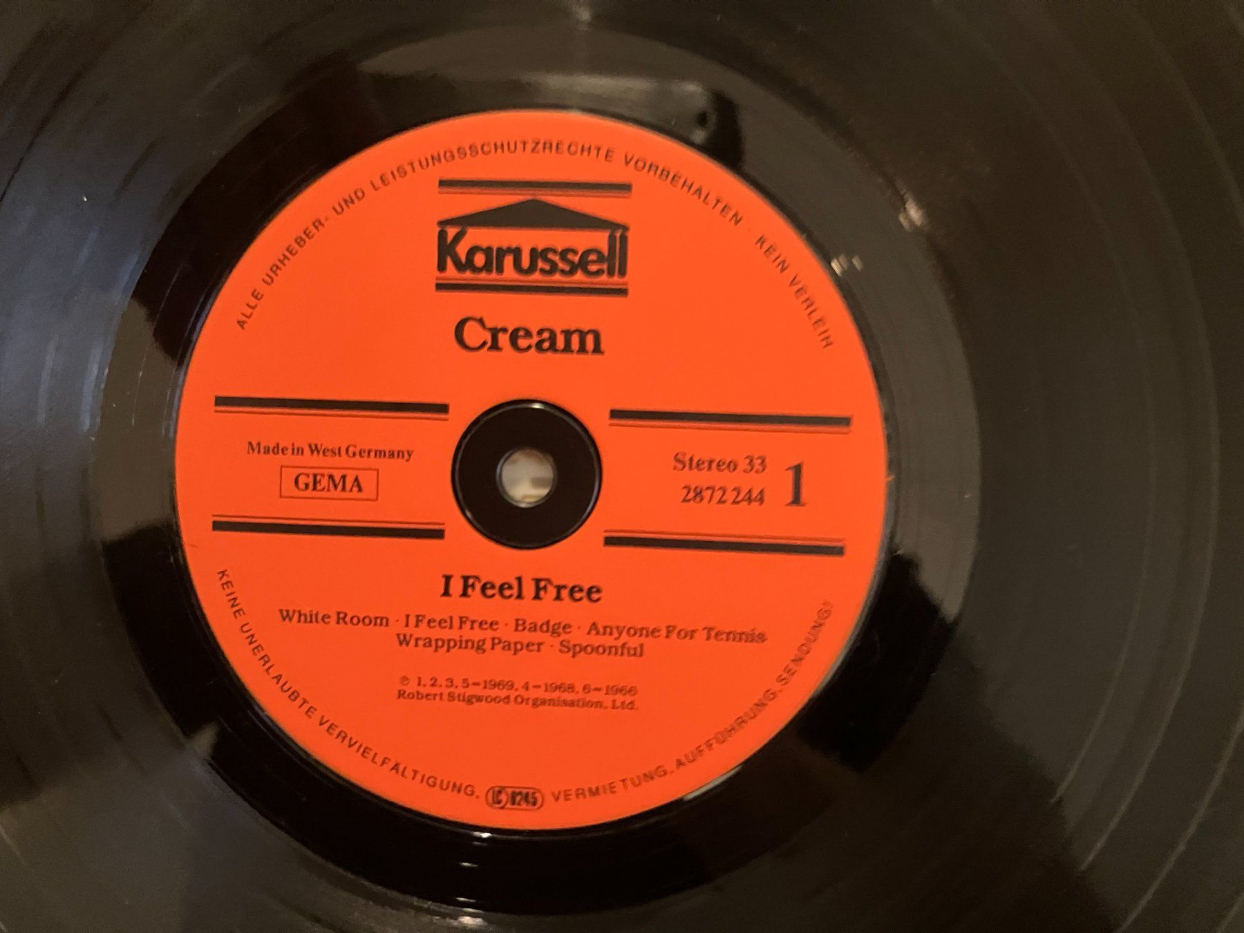 Dischi in vinile: Cream – Usato da Aarwangen venduto da Jukebox3 5