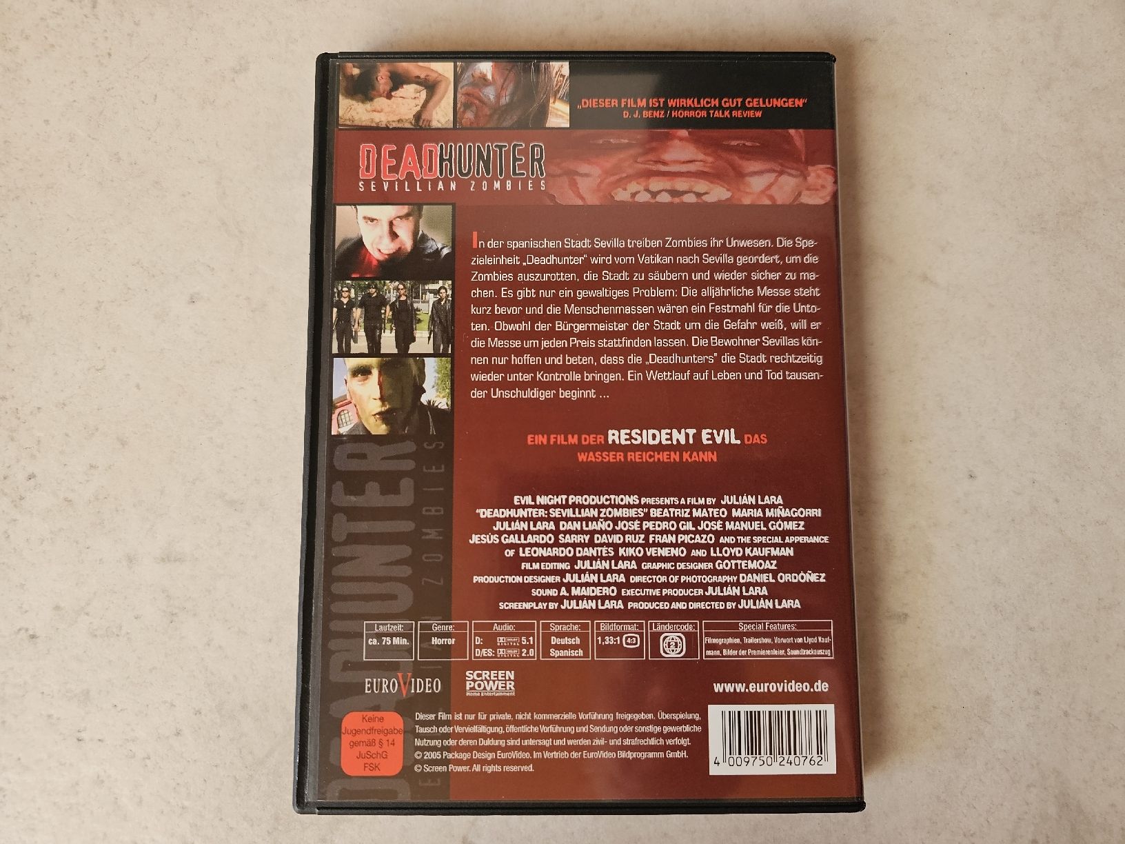 Tutti i DVDs: Dead Hunter  -  Sevillian Zombies – Usato da Schneisingen venduto da backstore24 1