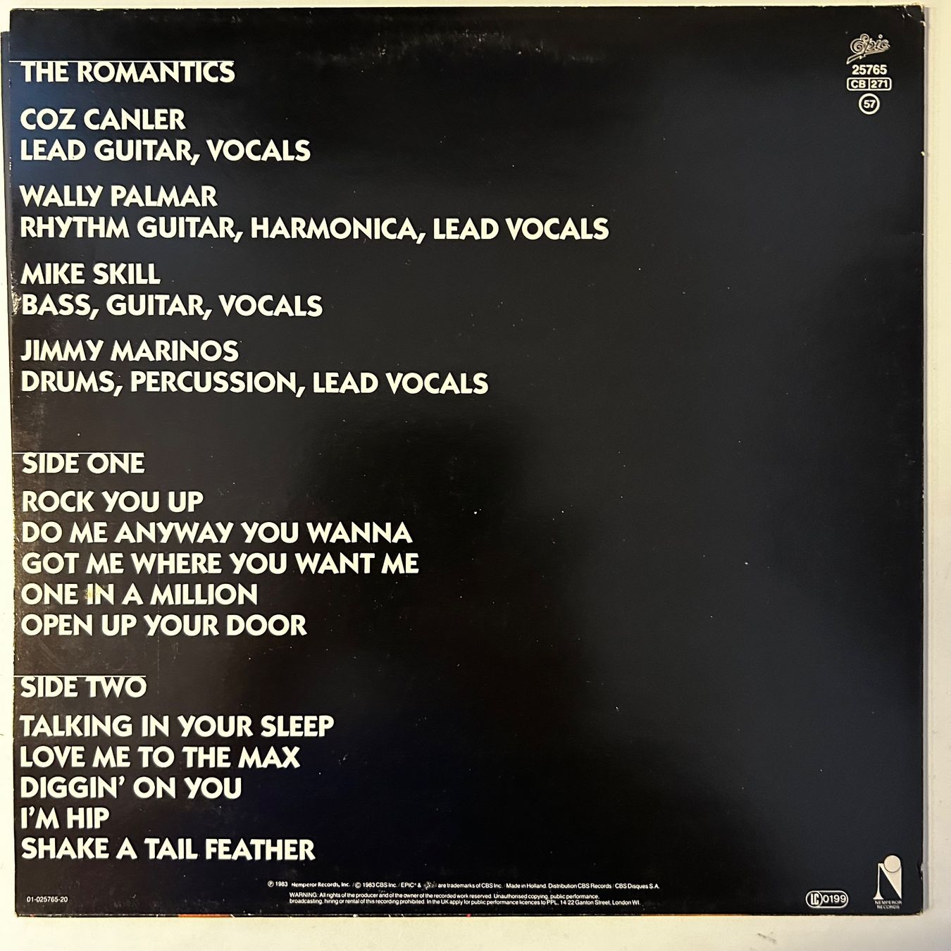 Dischi in vinile: The Romantics - In Heat, LP Vinyl 1983 – Usato da Aesch BL venduto da BernisFlomi 1