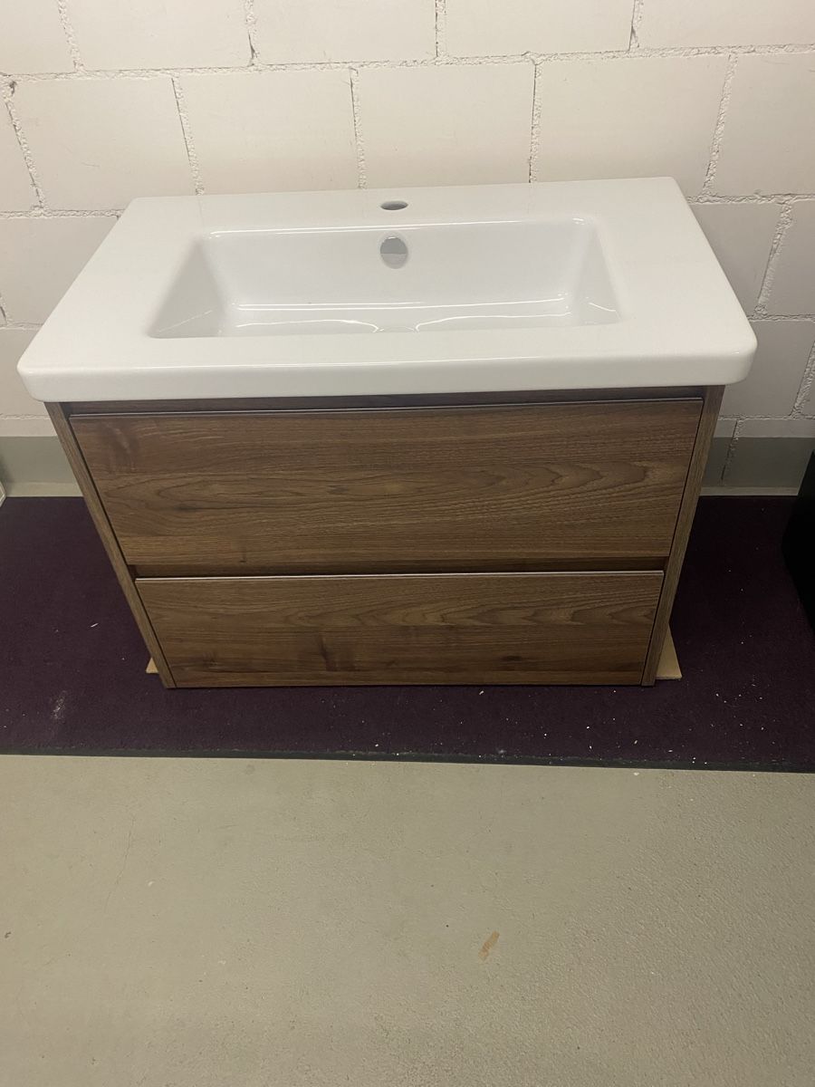 Alterna Mobili per bagno: Badmöbel Alterna 80cm mit Keramik Waschtisch – Nuovo (secondo la descrizione) da Amriswil venduto da tro_8jds