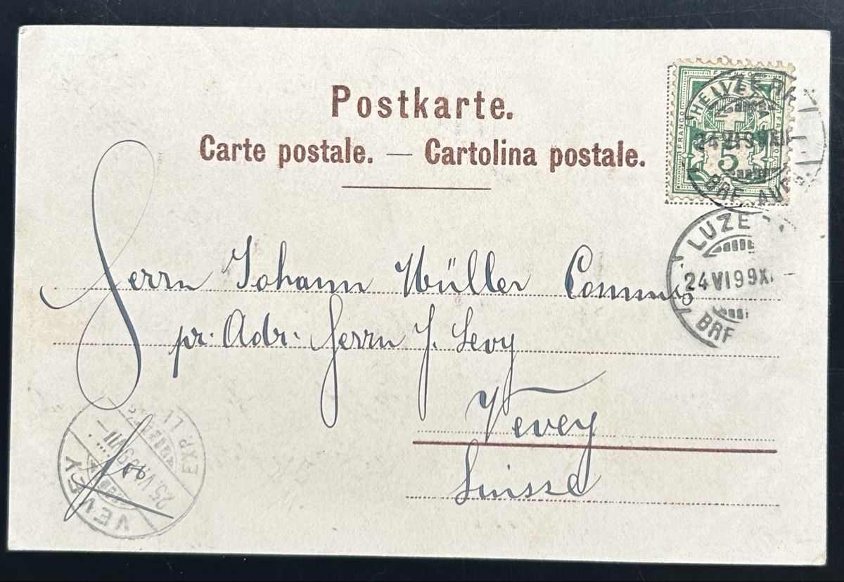 Cartoline postali: AK Arth Litho mit Werbung  – Usato da Horw venduto da Tellbub 1