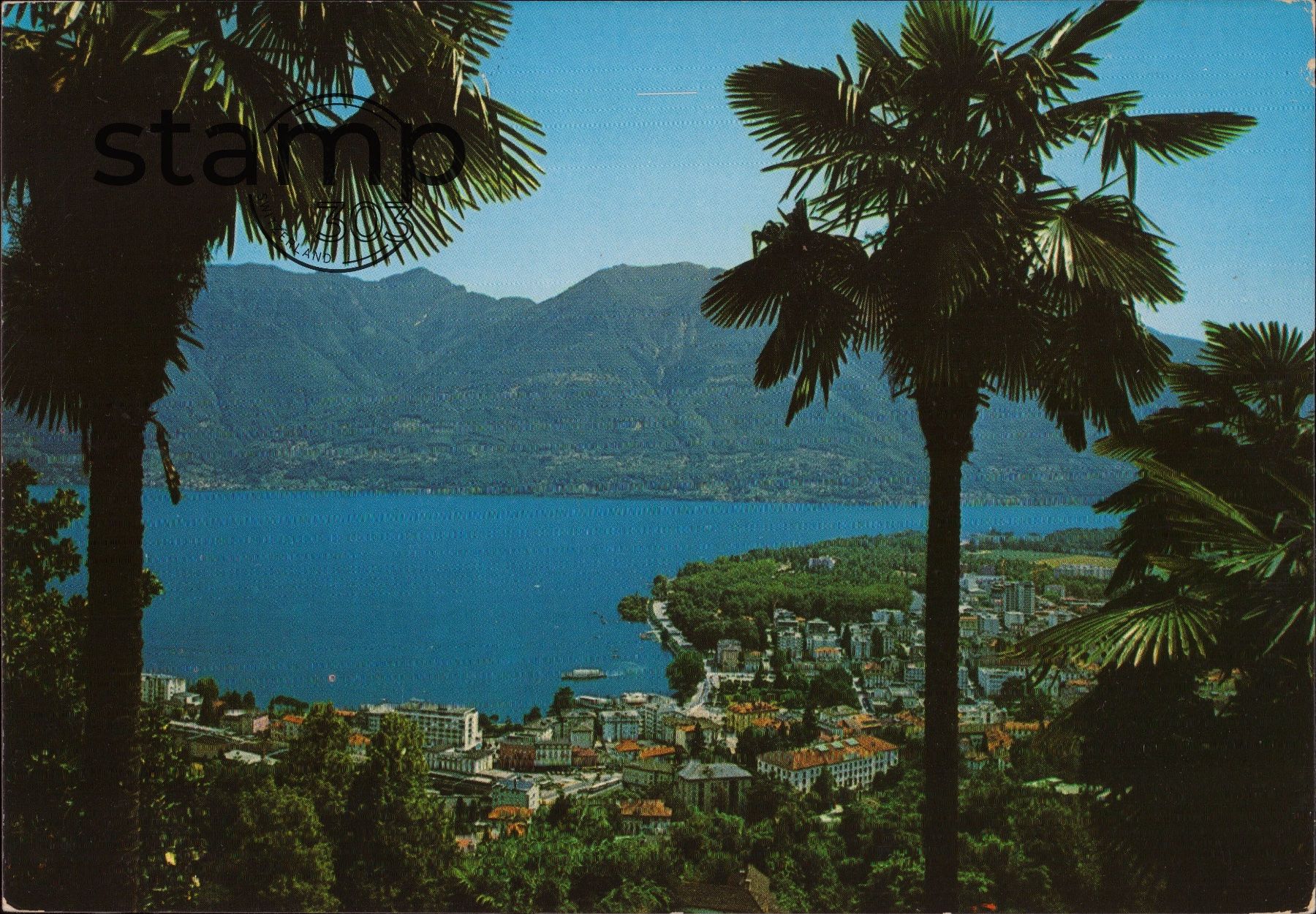 Ansichtskarten: 1982 AK Locarno Muralto Lago Maggiore – Gebraucht aus Eggersriet von stamp303
