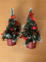 2 Mini Weihnachtsbäume, Tischdeko, Weihnachtsdeko