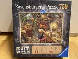 Ravensburger Exit Puzzle "Hexenkuche" 759 Teile, komplett,