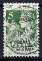 Pro Juventute 1913, Katalog-Nr. J1 mit Vollstempel Basel