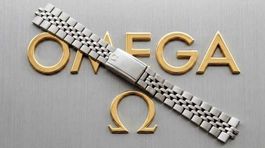OMEGA Uhrenband Vintage Edelstahl