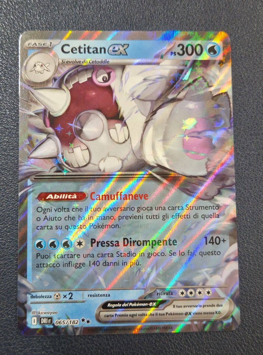 Pokémon Carte collezionabili: Pokemon 065/182 Cetitan ex IT – Usato da Lugano venduto da pan_5zpg