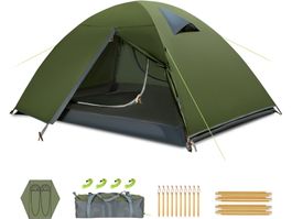 2 Personen Camping Zelt, leichtes 3 Jahreszeiten Zelt